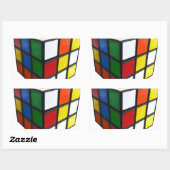 Puzzle Cube uit de jaren 80 Rechthoekige Sticker (Vel)