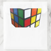 Puzzle Cube uit de jaren 80 Rechthoekige Sticker (Tas)