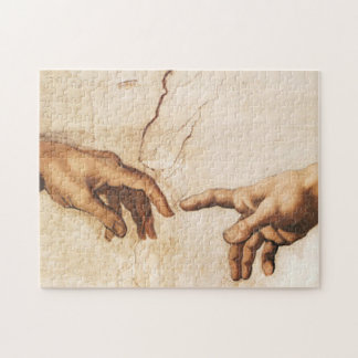 Puzzle - De creatie van Adam Legpuzzel
