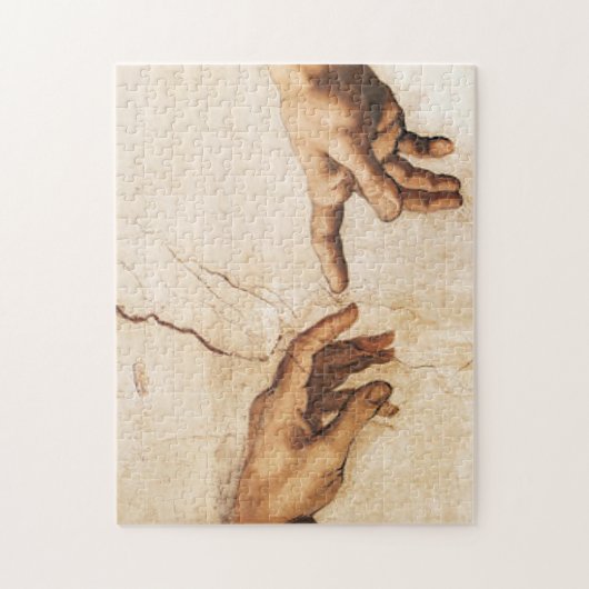 Puzzle - De creatie van Adam Legpuzzel (Verticaal)