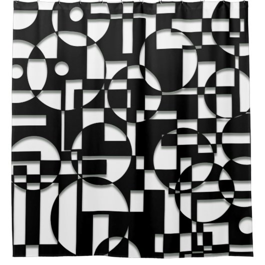 Puzzle de deco douchegordijn (Voorkant)