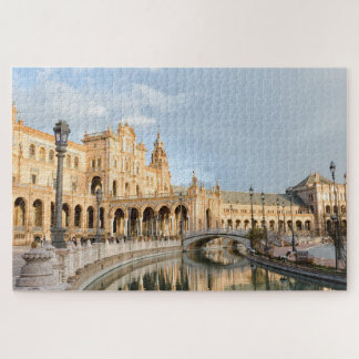 Puzzle de Sevilla, Andalucia, Plaza de España Legpuzzel
