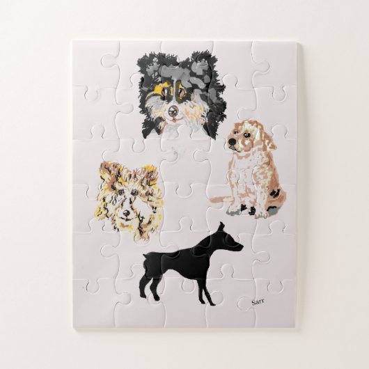 Puzzle: Doggie Dogs World Legpuzzel (Verticaal)