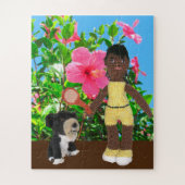 Puzzle - Dolls en Hibiscus Legpuzzel (Verticaal)