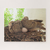 Puzzle - Dove Chicken in Nest Legpuzzel (Horizontaal)