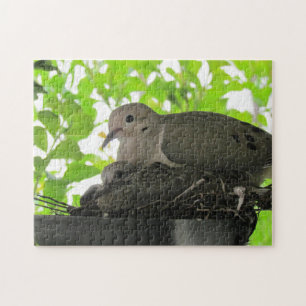 Puzzle - Dovenfamilie Legpuzzel