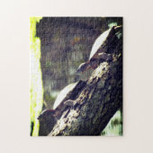 Puzzle - Draaien op een log Legpuzzel (Verticaal)