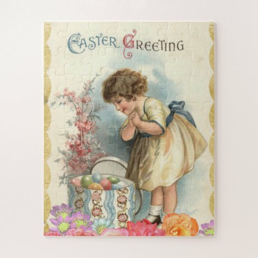 Puzzle Easter Greeting Legpuzzel (Verticaal)