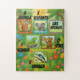 Puzzle Educativo de las Vocales para Niños  Legpuzzel