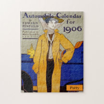 PUZZLE Edward Penfield Automobiel Agenda Kunst