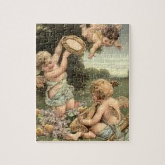 Puzzle  Elegant Art Cherubs Legpuzzel (Verticaal)