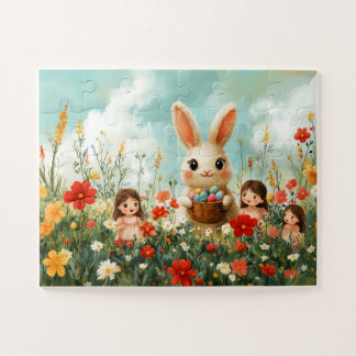 Puzzle Enfant 30 Munten - Echtje aan Paaseieren Legpuzzel