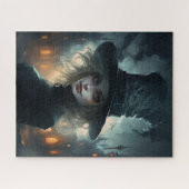 Puzzle Eyes of the Mysterious Woman Legpuzzel (Horizontaal)