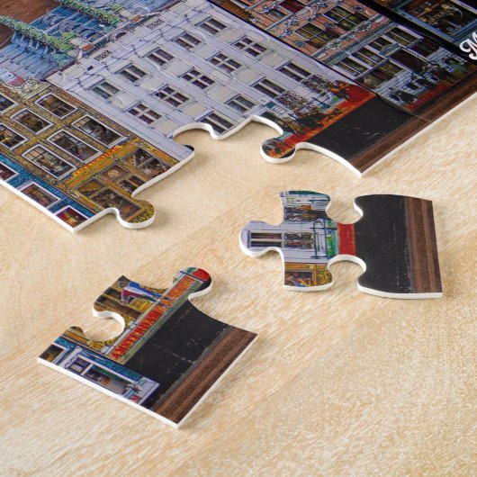 Puzzle "Fachadas de Ámsterdam" Legpuzzel (Zijkant)