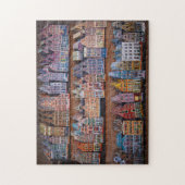 Puzzle "Fachadas de Ámsterdam" Legpuzzel (Verticaal)