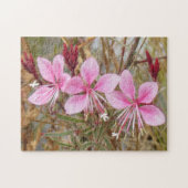 Puzzle - Fijne roze bloemen Legpuzzel (Horizontaal)