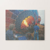 Puzzle - Filling Hot Air ballon Legpuzzel (Horizontaal)