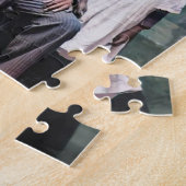 Puzzle-foto  zwarte familie legpuzzel (Zijkant)