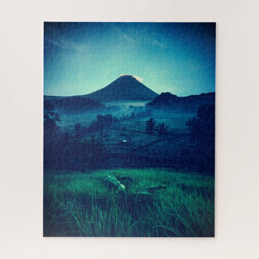 Puzzle-fout - Night Volcano Legpuzzel (Verticaal)