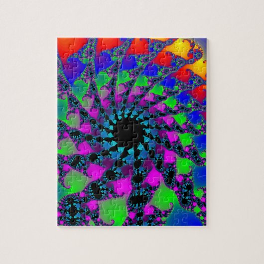 Puzzle: Fractal Wormhole Legpuzzel (Verticaal)