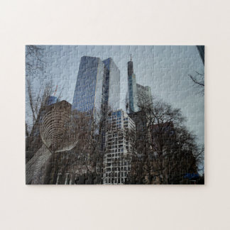 Puzzle “Frankfurt en equilibrio – Arte, árboles y  Legpuzzel