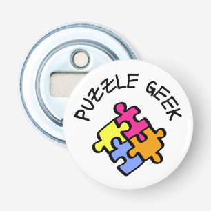 Puzzle Geek Button Flesopener