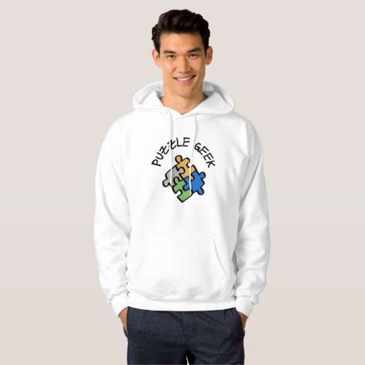 Puzzle Geek Hoodie (Voorkant volledig)