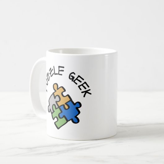 Puzzle Geek Koffiemok (Voorkant links)