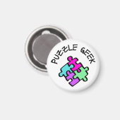 Puzzle Geek Magneet (Voorkant / Achterkant)