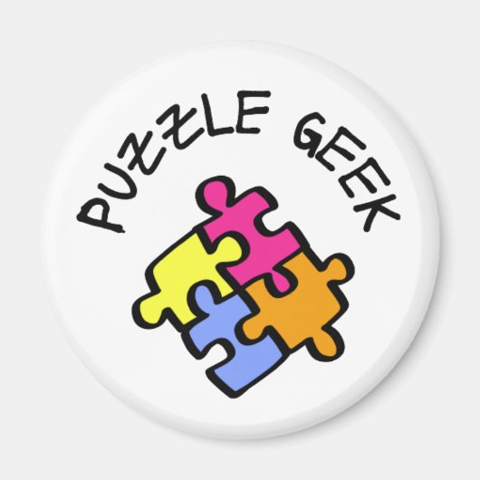 Puzzle Geek Magneet (Voorkant)