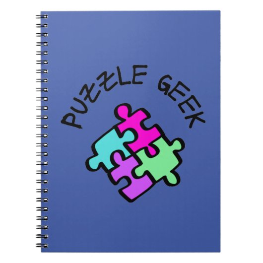 Puzzle Geek Notitieboek (Voorkant)