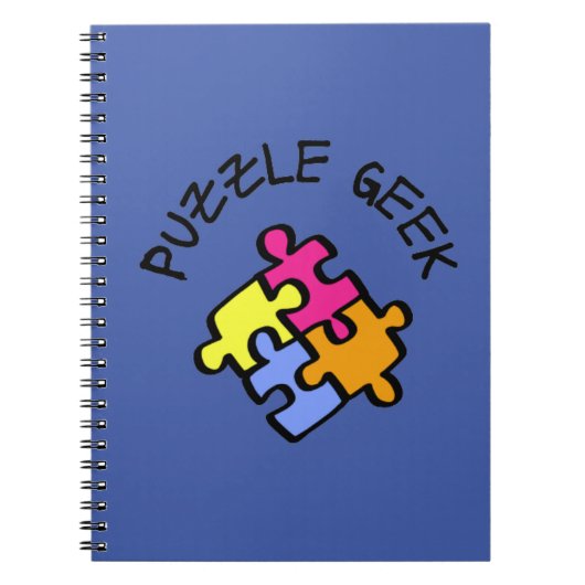 Puzzle Geek Notitieboek (Voorkant)
