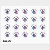 Puzzle Geek Ronde Sticker (Vel)
