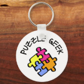 Puzzle Geek Sleutelhanger (Voorkant)