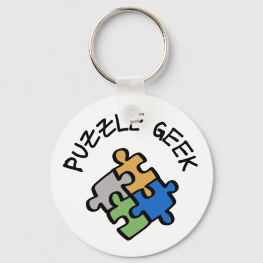Puzzle Geek Sleutelhanger (Voorkant)