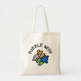 Puzzle Geek Tote Bag