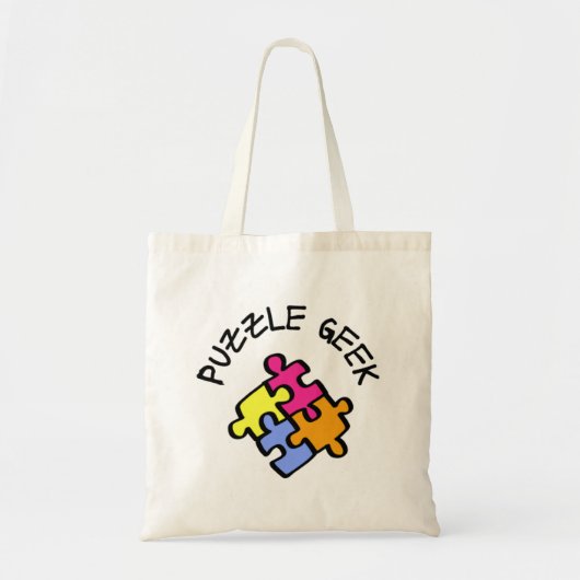 Puzzle Geek Tote Bag (Voorkant)