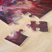 Puzzle - Geisha Painting Nik Helbig Legpuzzel (Zijkant)