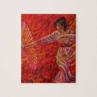Puzzle - Geisha Painting Nik Helbig Legpuzzel