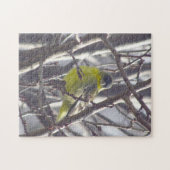 Puzzle - Gele Finch in Branches Legpuzzel (Horizontaal)