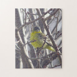 Puzzle - Gele Finch in Branches Legpuzzel