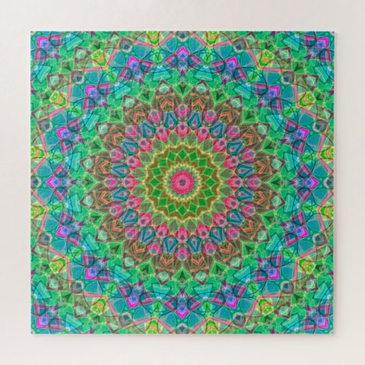 Puzzle Geometric Mandala G18 Legpuzzel (Horizontaal)