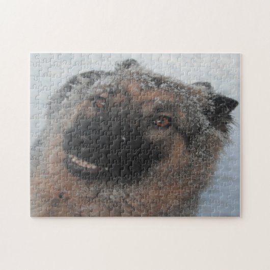 Puzzle German Shepherd Smiling Legpuzzel (Horizontaal)