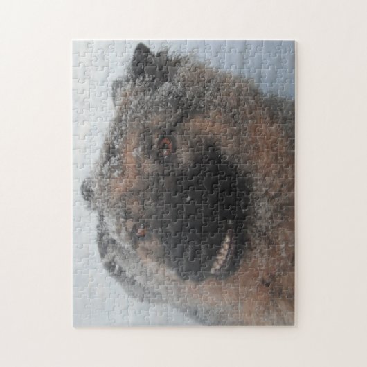 Puzzle German Shepherd Smiling Legpuzzel (Verticaal)