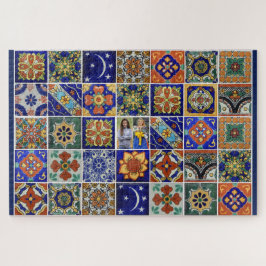 Puzzle Gift HIDDEN FAMILIE FOTO Mexicaanse Tegel Legpuzzel