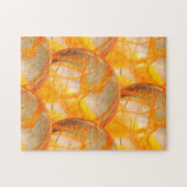 Puzzle - Glazen marbles met Oranje zegen Legpuzzel (Horizontaal)