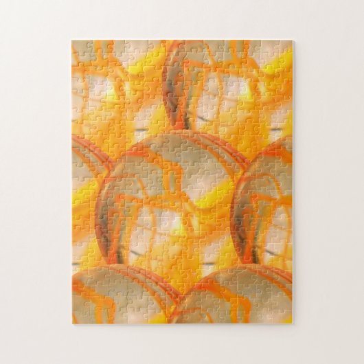 Puzzle - Glazen marbles met Oranje zegen Legpuzzel (Verticaal)