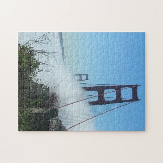 Puzzle - Golden Gate Bridge in mist Legpuzzel (Horizontaal)