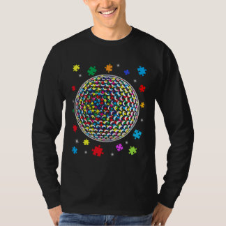 Puzzle Golf ondersteunt Autism Awareness Mannen Wo T-shirt