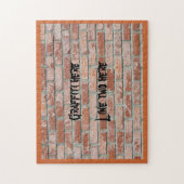 Puzzle - Graffiti op Brick Wall Legpuzzel (Verticaal)